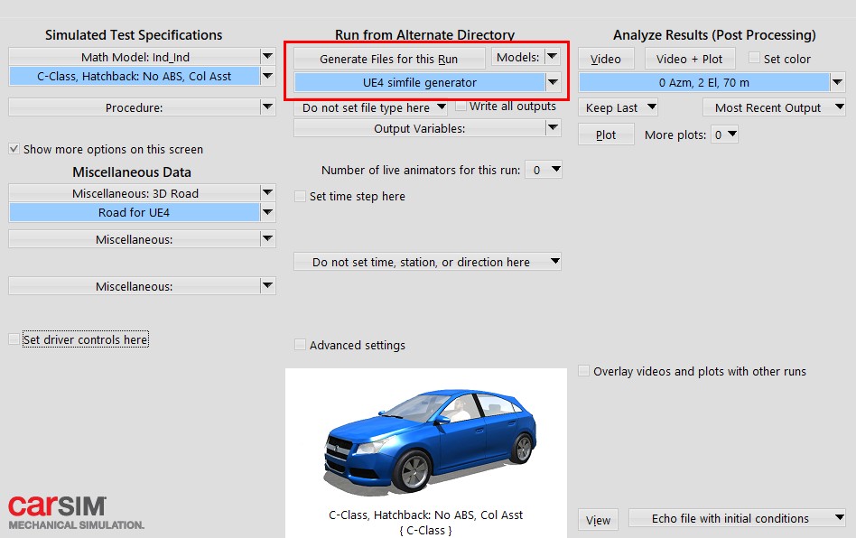 generate .sim file