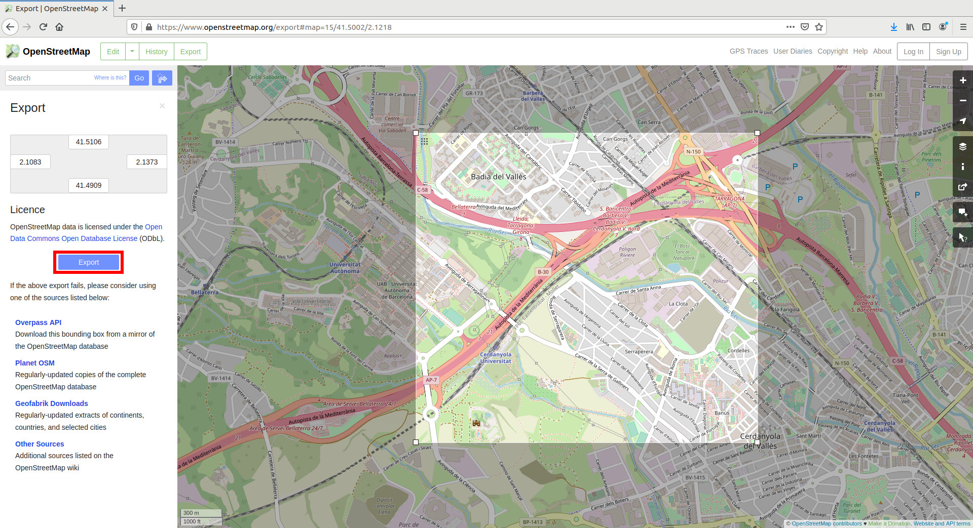 openstreetmap_area